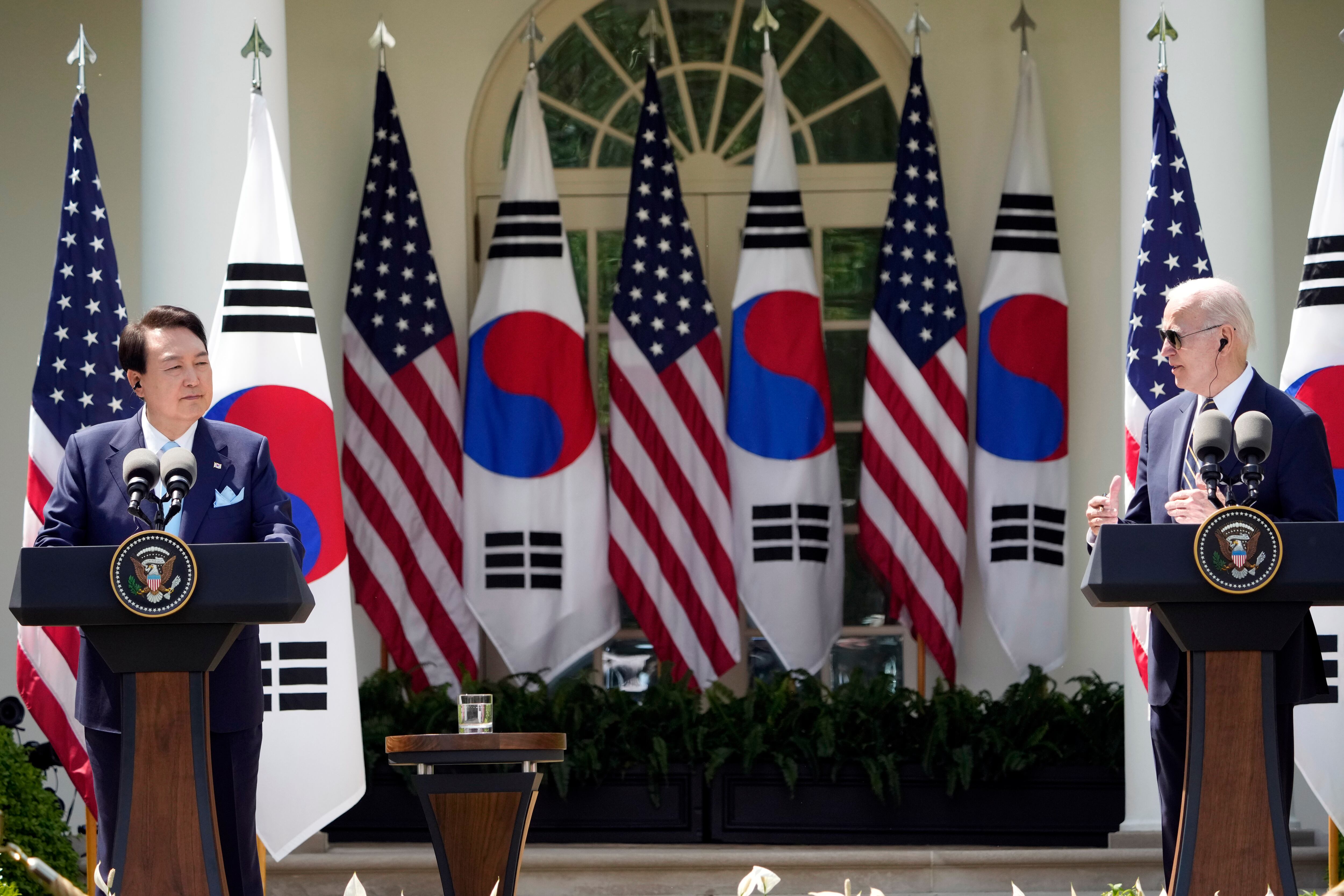 Biden y Yoon anuncian el establecimiento de un nuevo Grupo Consultivo Nuclear (NCG) para contrarrestar las amenazas de Pyongyang