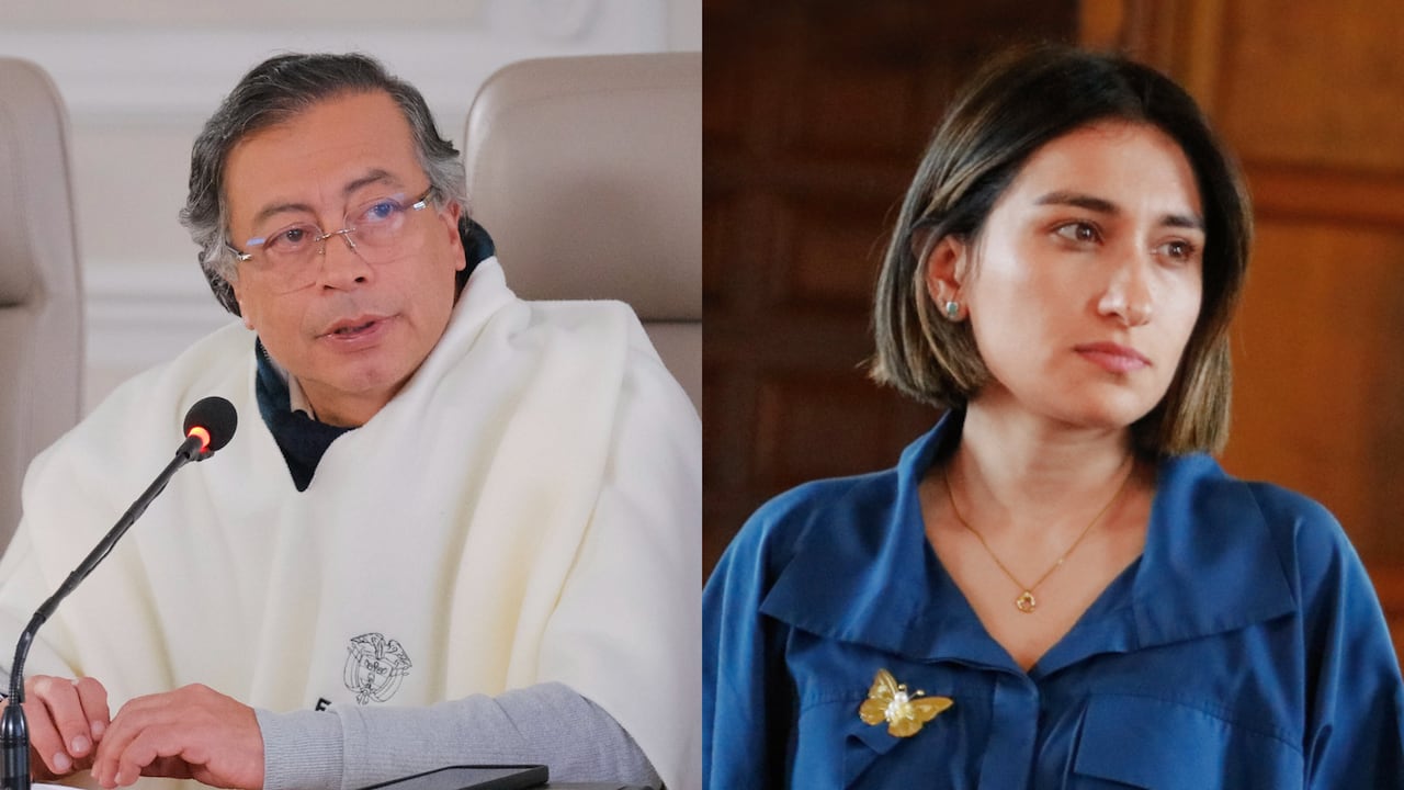 Gustavo Petro y Laura Sarabia.