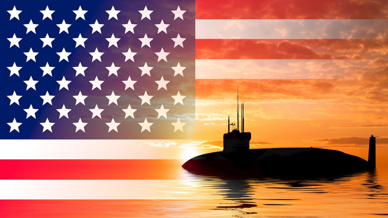 Submarino nuclear de Estados Unidos.