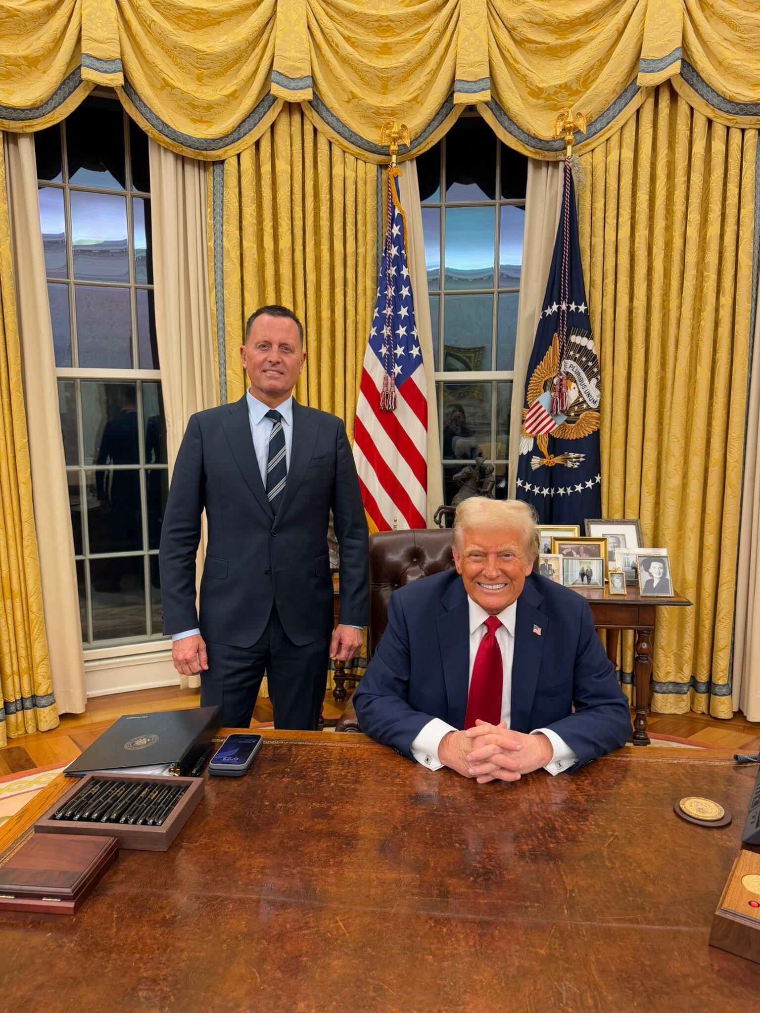 Richard Grenell y Donald Trump