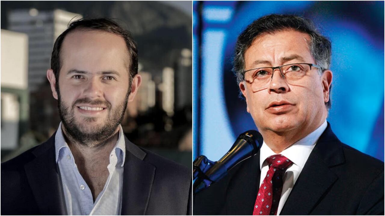 José David Castellanos, experto, y el presidente Gustavo Petro