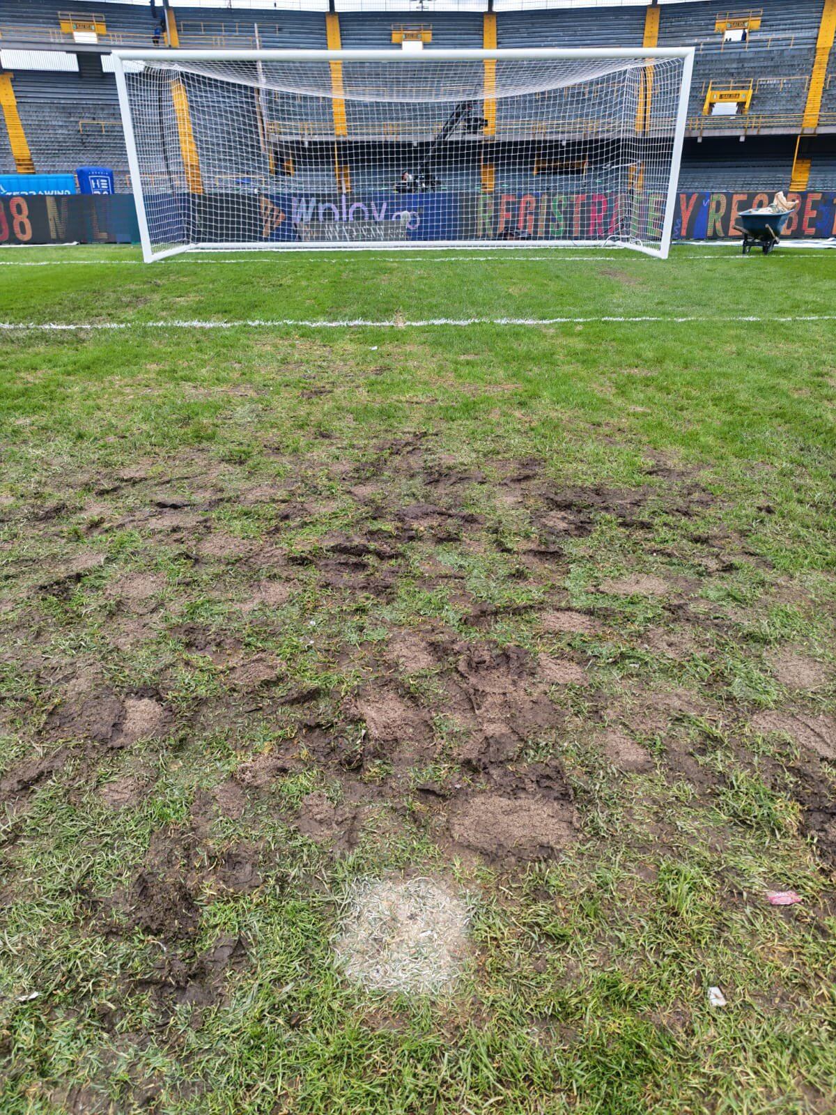 Imagen de la gramilla de El Campín, 2 de febrero 2026.