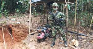 El Ejército Nacional en coordinación con la Policía, adelantaron el operativo. Foto: Ejército Nacional.