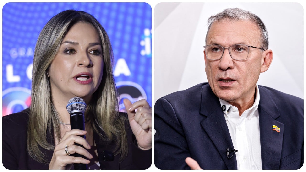 Vicky Dávila y Roy Barreras