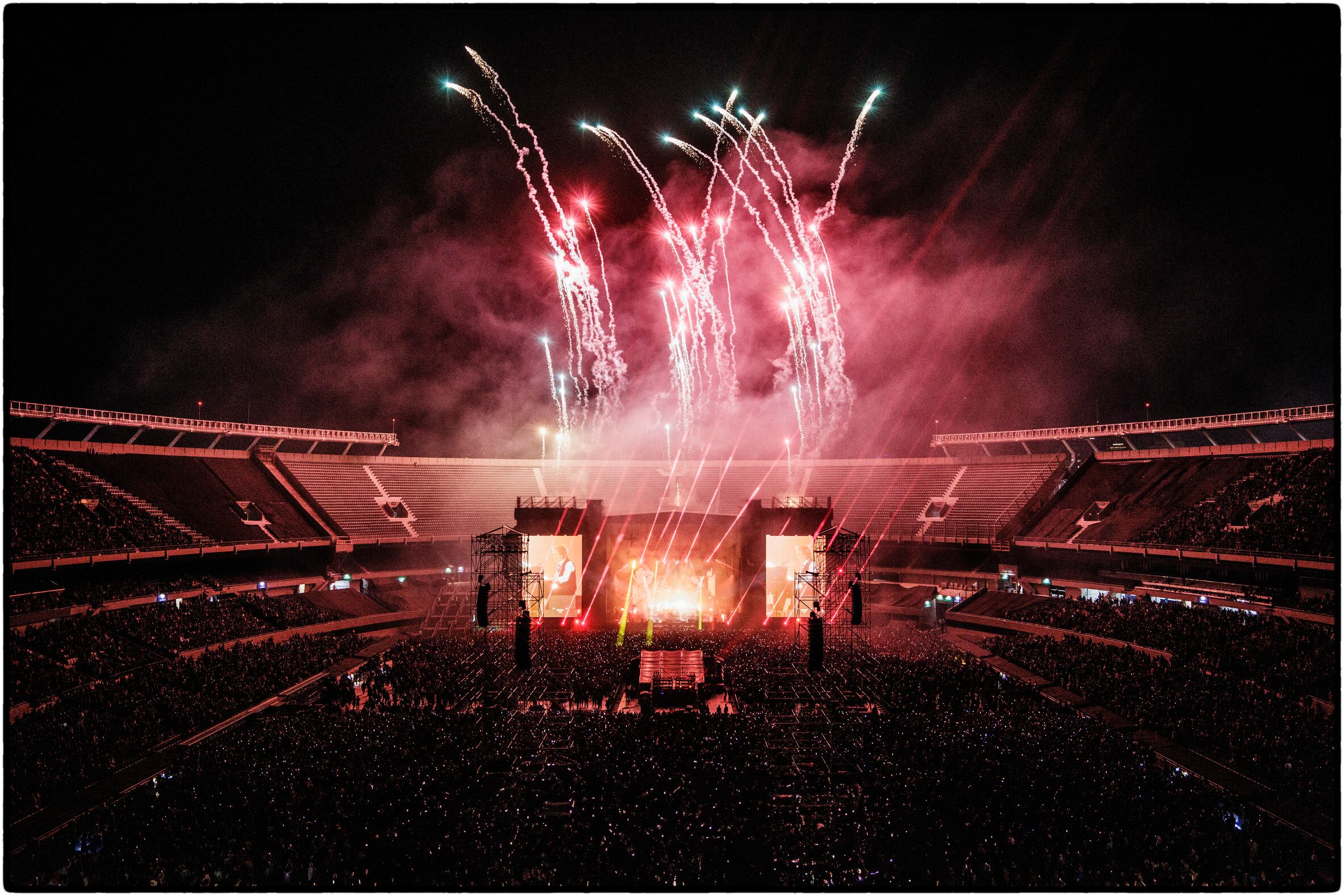 Así se vio el Estadio de River Plate ante el hechizo de McCartney.