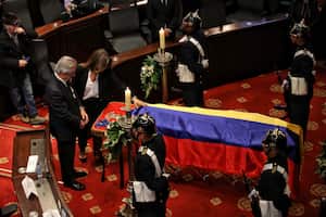 Homenaje al Maestro Fernando Botero en el Capitolio Nacional - Lina Botero y Fernando Botero Zea