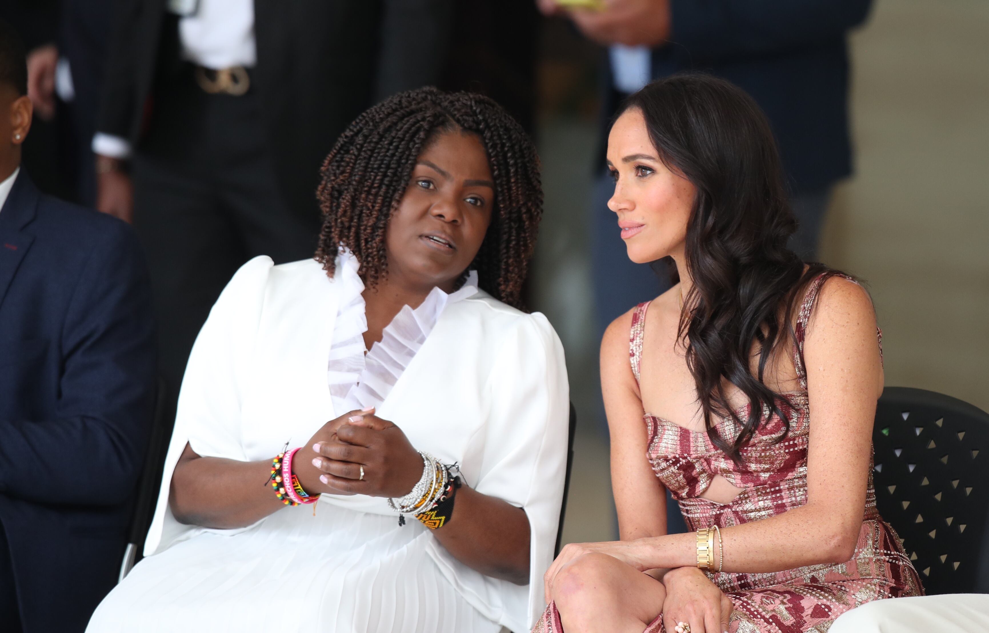 Vicepresidenta  Francia Márquez
Visita El príncipe Harry y Meghan Markle, y su viaje a Colombia  los duques de Sussex
Bogotá 15 agosto 2024