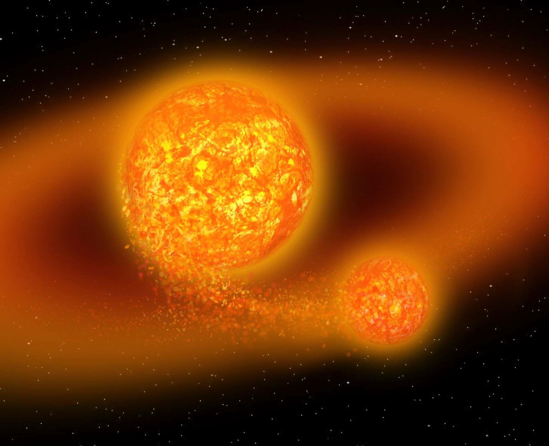 Señales isotópicas recién medidas ponen en duda la idea de un encuentro fortuito entre Theia y la Tierra primitiva.