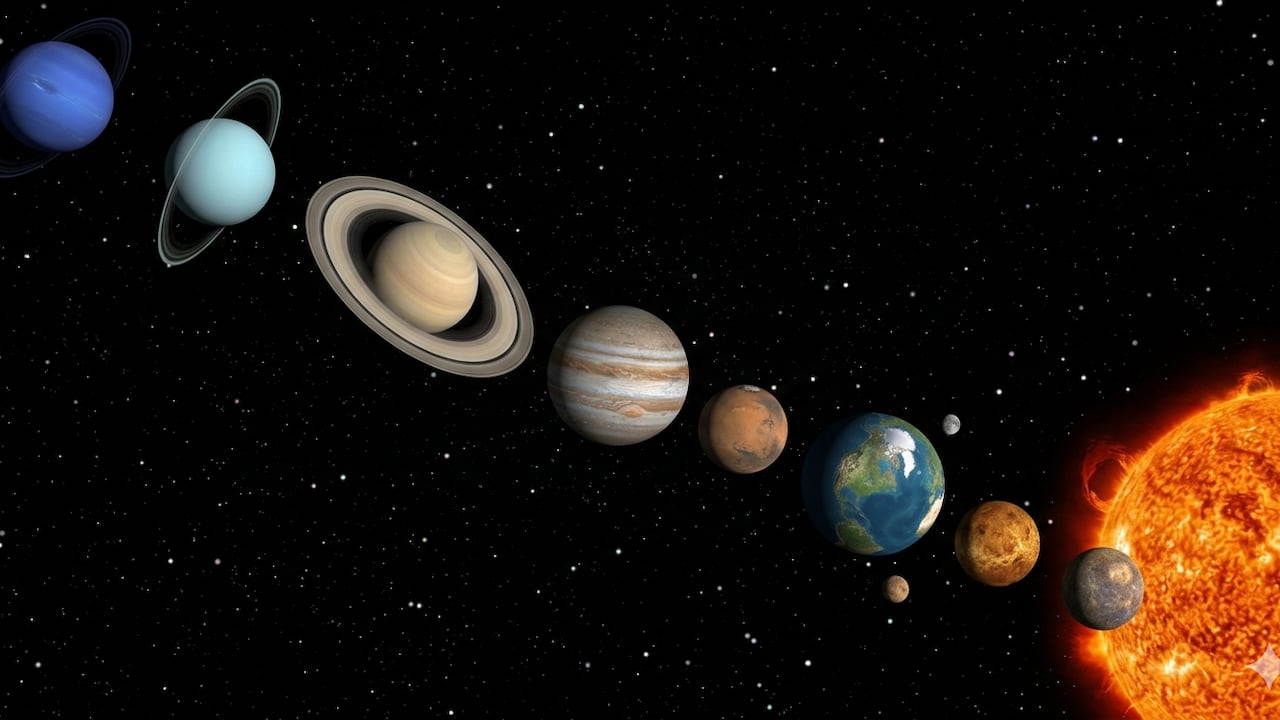 ALINEACIÓN PLANETARIA - PLANETAS - SISTEMA SOLAR
