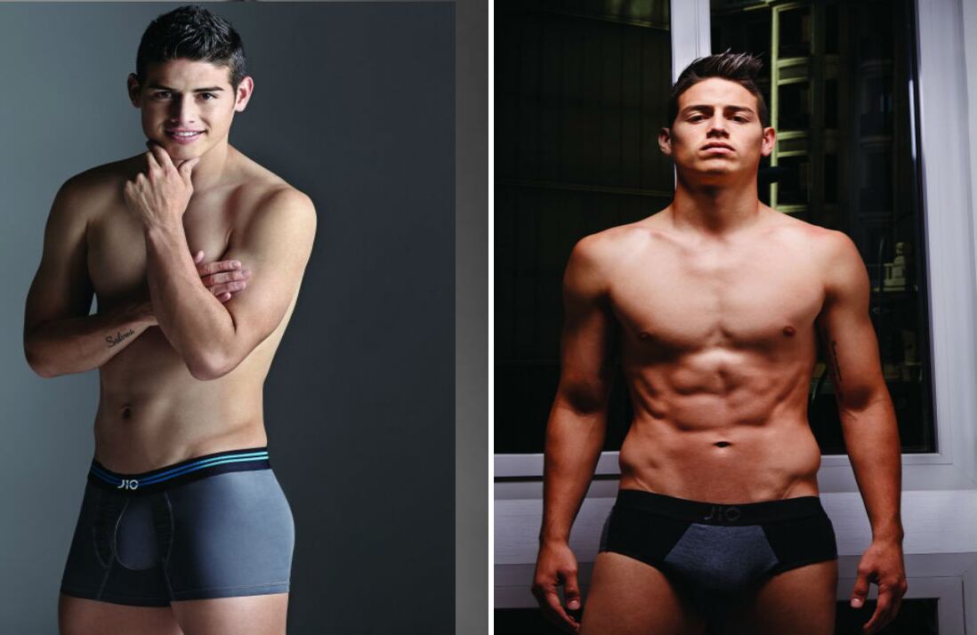 En la segunda parte de la campaña, James luce más musculoso y bronceado. Foto: Bronzini.