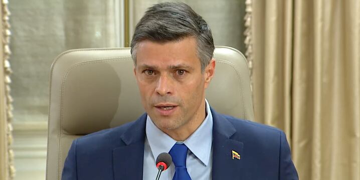 El líder opositor venezolano, Leopoldo López, en el programa del presidente Duque, Prevención y acción.