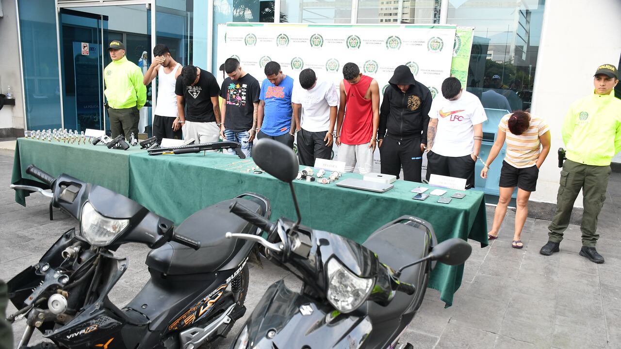 Orden: Nueve capturados perteneciente a la banda Los Cripton.