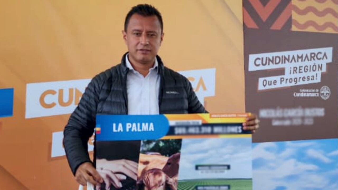 John Jairo Pulido Pulgarín, actual alcalde municipal de La Palma (referencia)