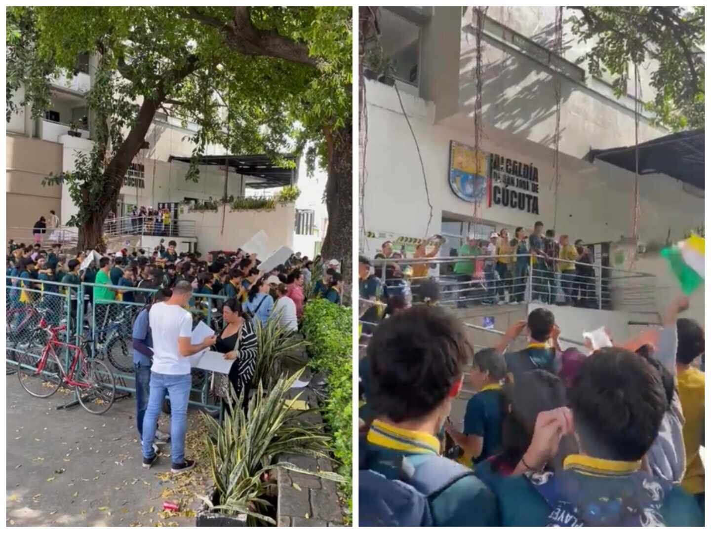 Los niños se tomaron las principales calles de la ciudad.