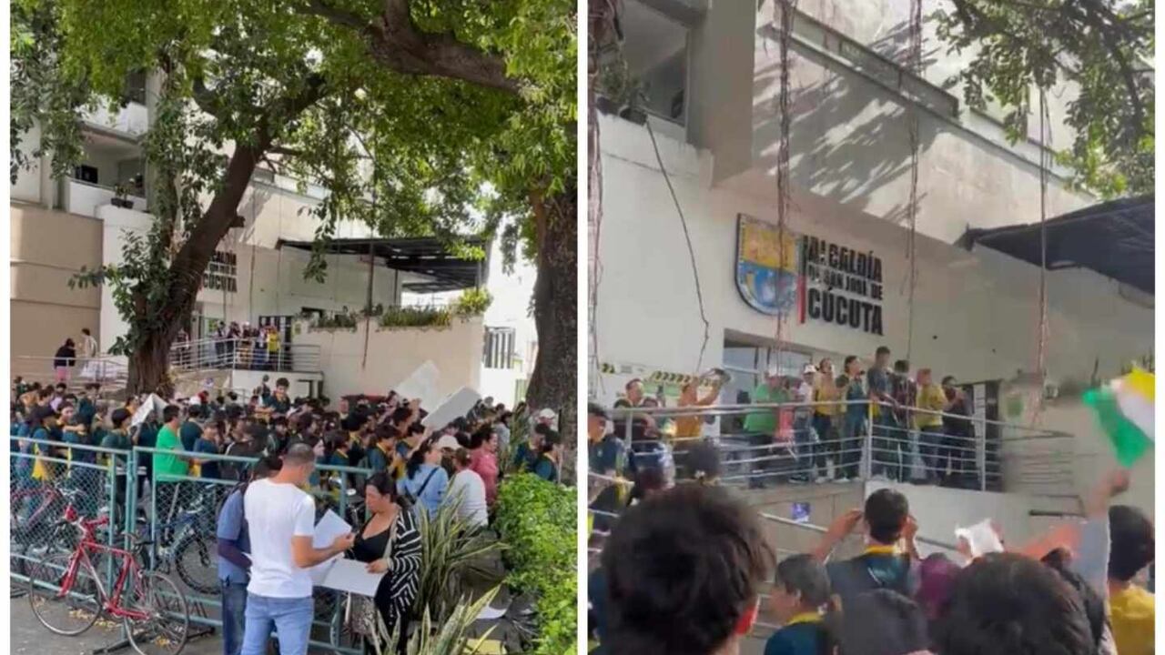 Los niños se tomaron las principales calles de la ciudad.