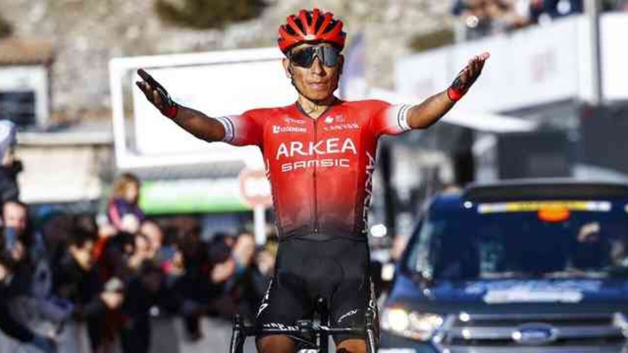 Nairo logró sacar 1 minuto y 28 segundos de diferencia sobre sus rivales gracias a un potente ataque.