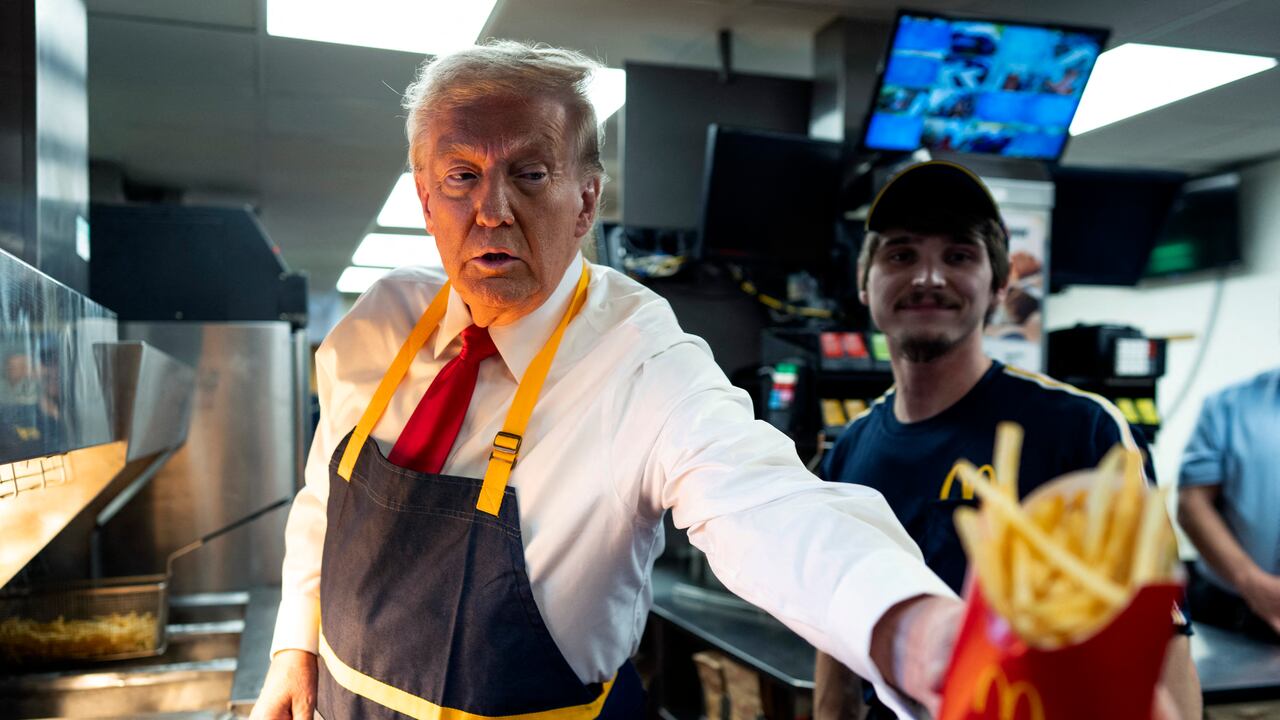 Donald Trump en McDonald's