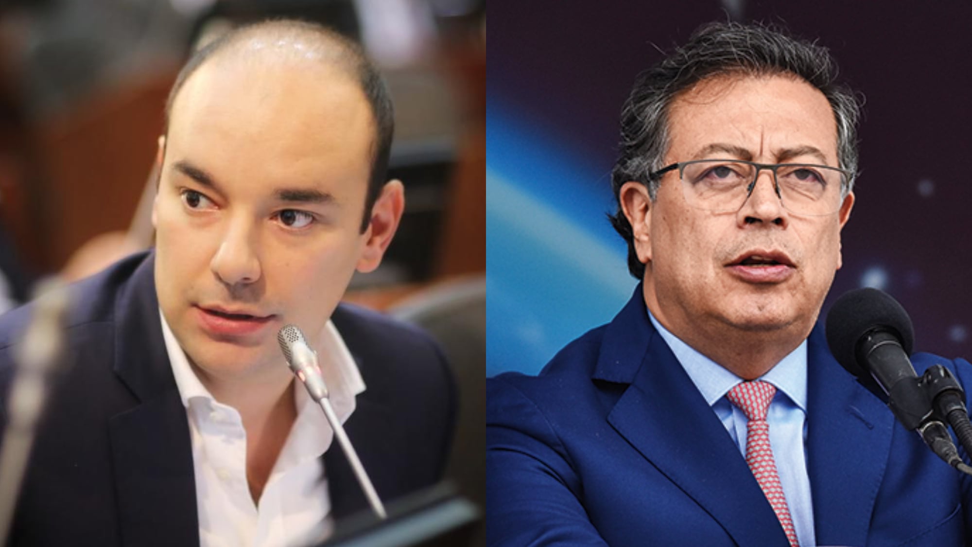 Horacio José Serpa y Gustavo Petro.