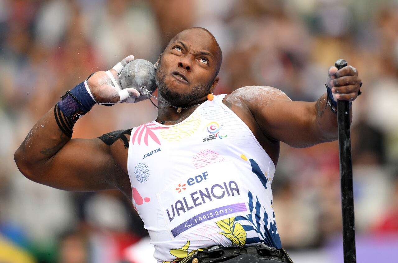 Mauricio Valencia ganó medalla de oro en impulsión de la bala, categoría F34 en Juegos Paralímpicos París.