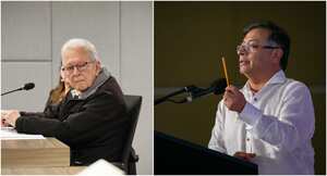 Presidente Gustavo Petro y el general (r) Arias Cabrales