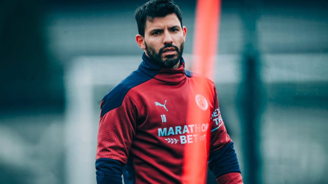 Sergio Agüero, jugador argentino. Foto: Manchester City Oficial.