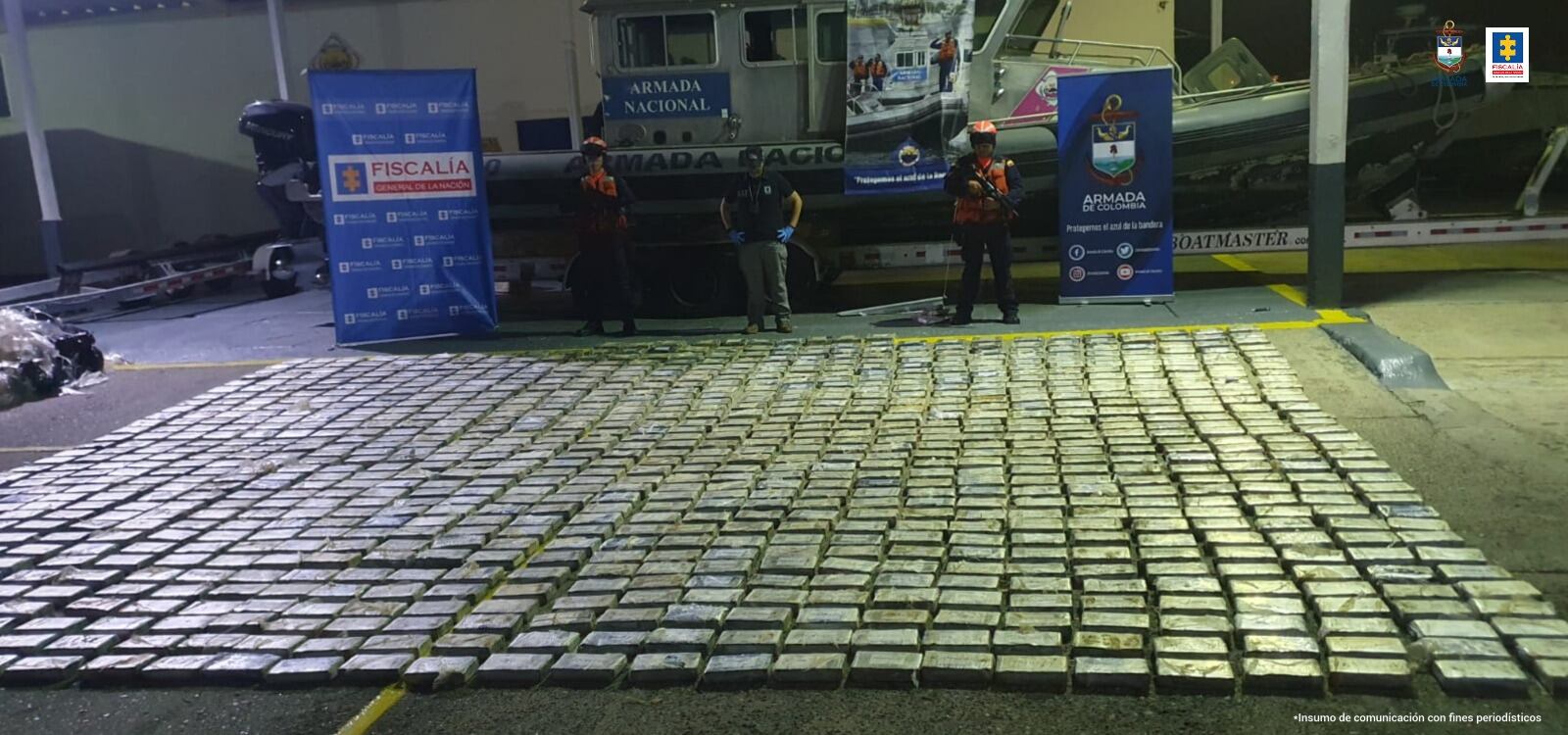 Cocaína incautada en Cartagena
