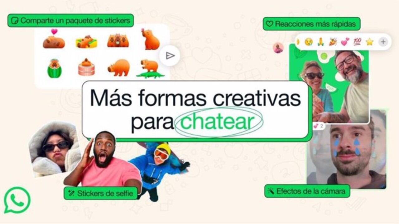 WhatsApp añade las reacciones a mensajes con doble toque.