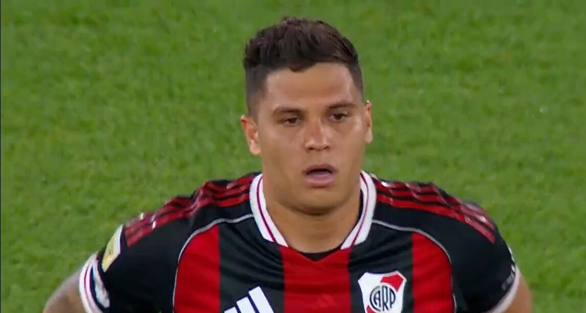 Helado: Juan Fernando Quintero y su sorpresa tras la eliminación de River Plate ante Racing Club.