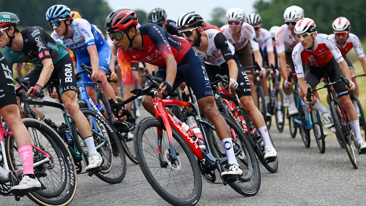 CREST-VOLAND, FRANCE - JUNE 09: Egan Bernal of Colombia and Team INEOS Grenadiers competes during the 75th Criterium du Dauphine 2023, Stage 6 a 170.2km stage from Nantua to Crest-Voland 1218m / #UCIWT / on June 09, 2023 in Crest-Voland, France. (Photo by Dario Belingheri/Getty Images)
