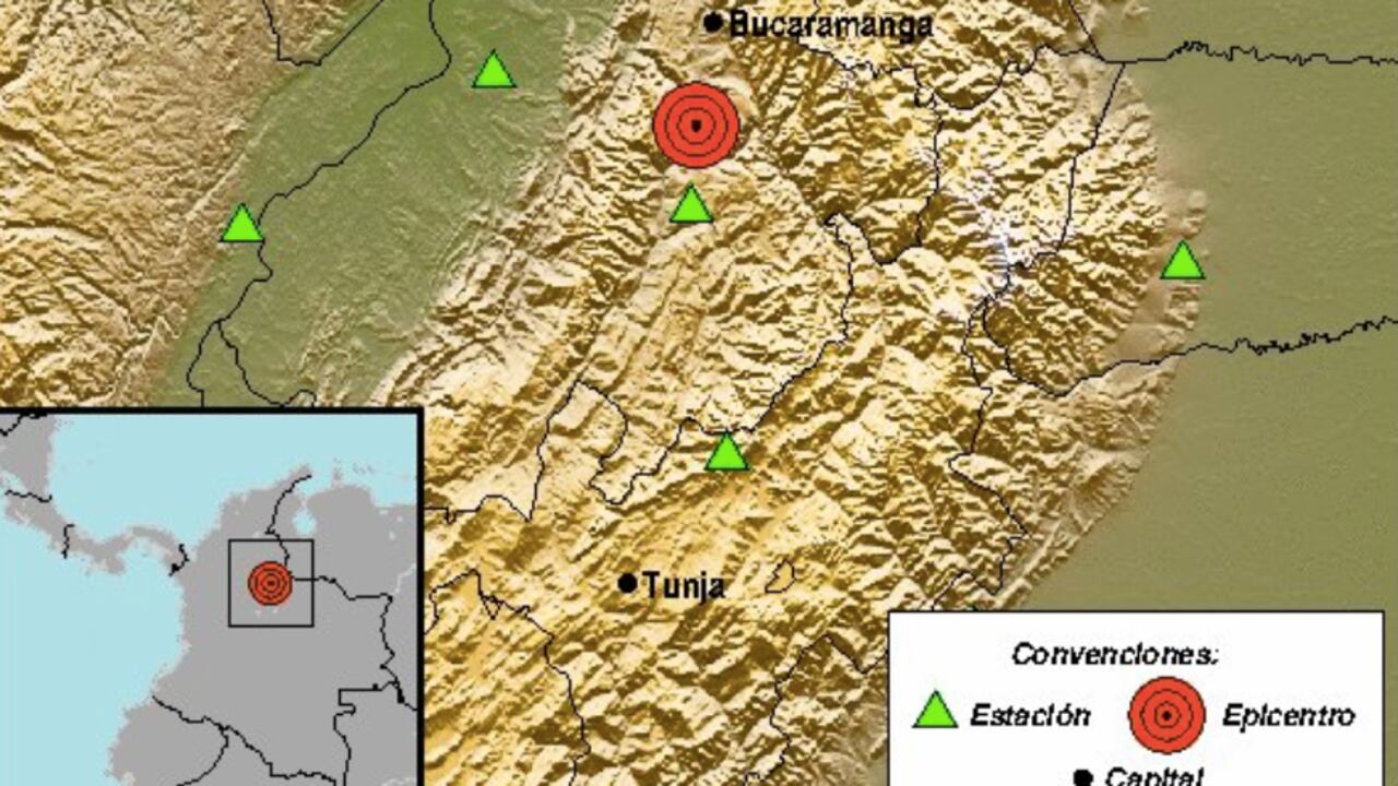 Temblor en Colombia este viernes 10 de marzo.