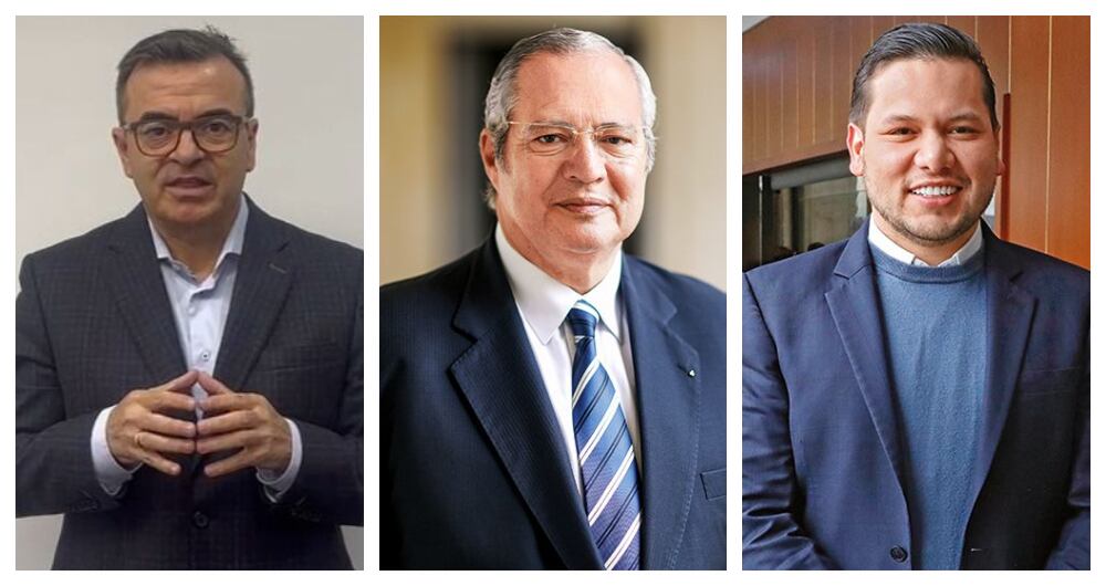 Olmedo López, Iván Name y Andrés Calle