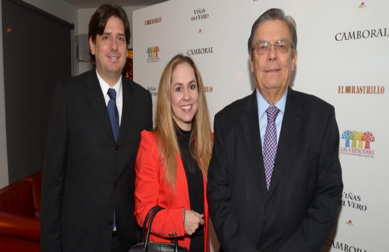 Sergio Lince, Juliana Mora y Horacio Lince.