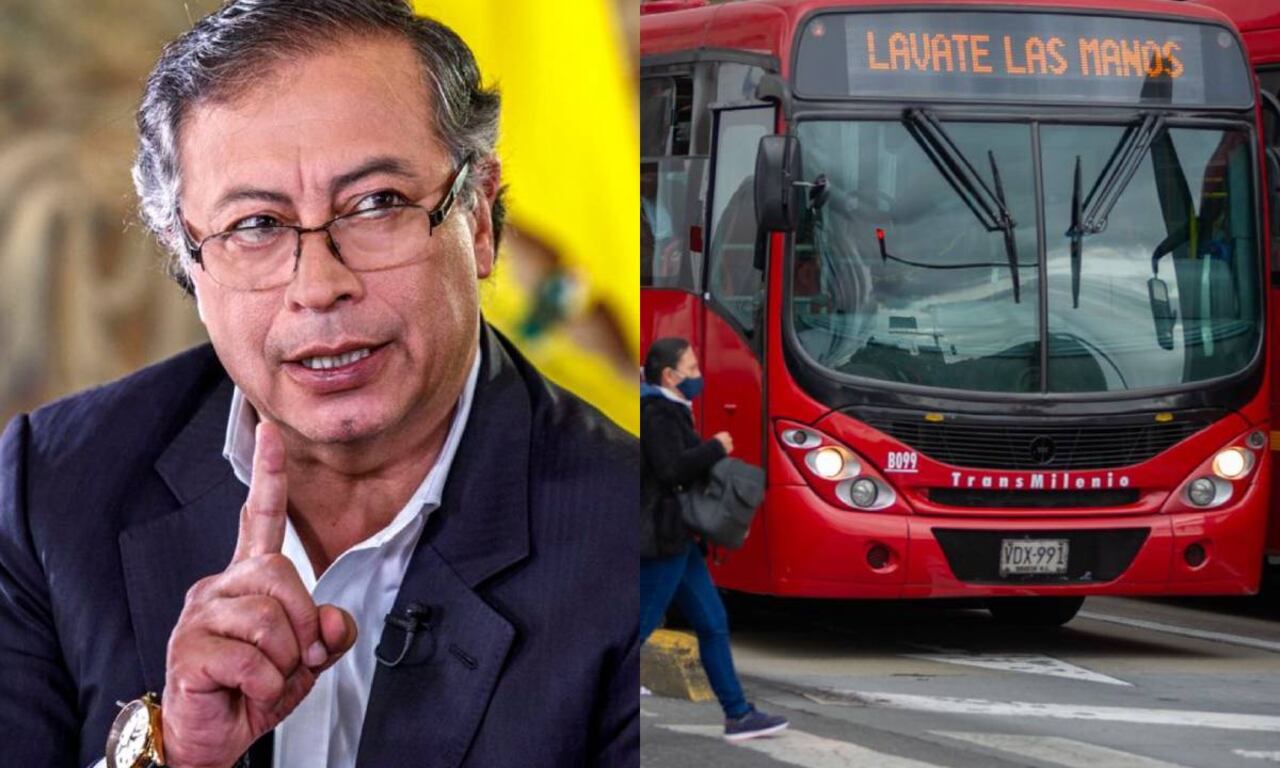 Presidente Gustavo Petro - Transmilenio