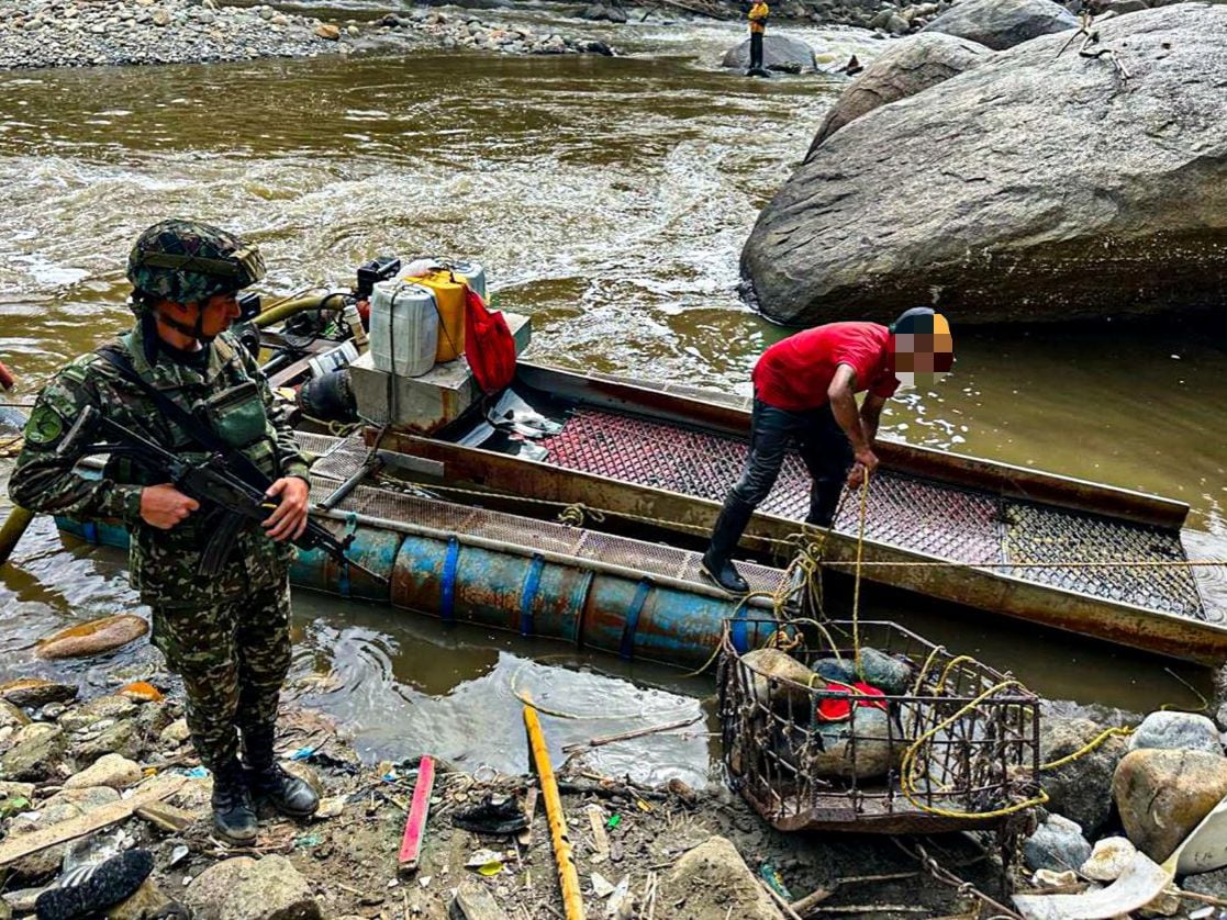 Minería ilegal en Antioquia