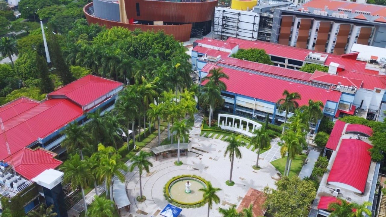 Panorámica de la Universidad Santiago de Cali.