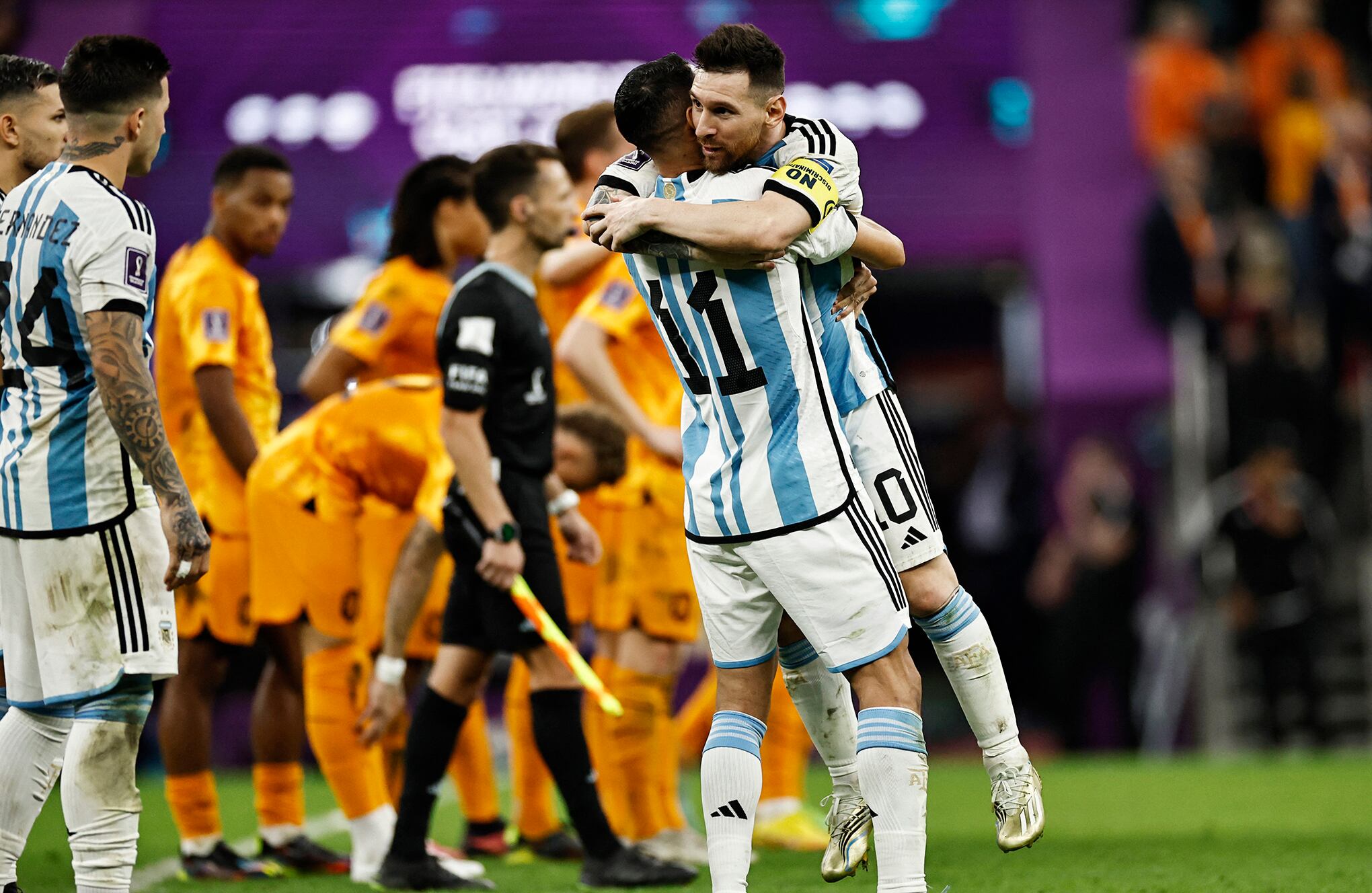 En imágenes : Así se vivieron los primeros partidos de cuarto de final en Qatar 2022