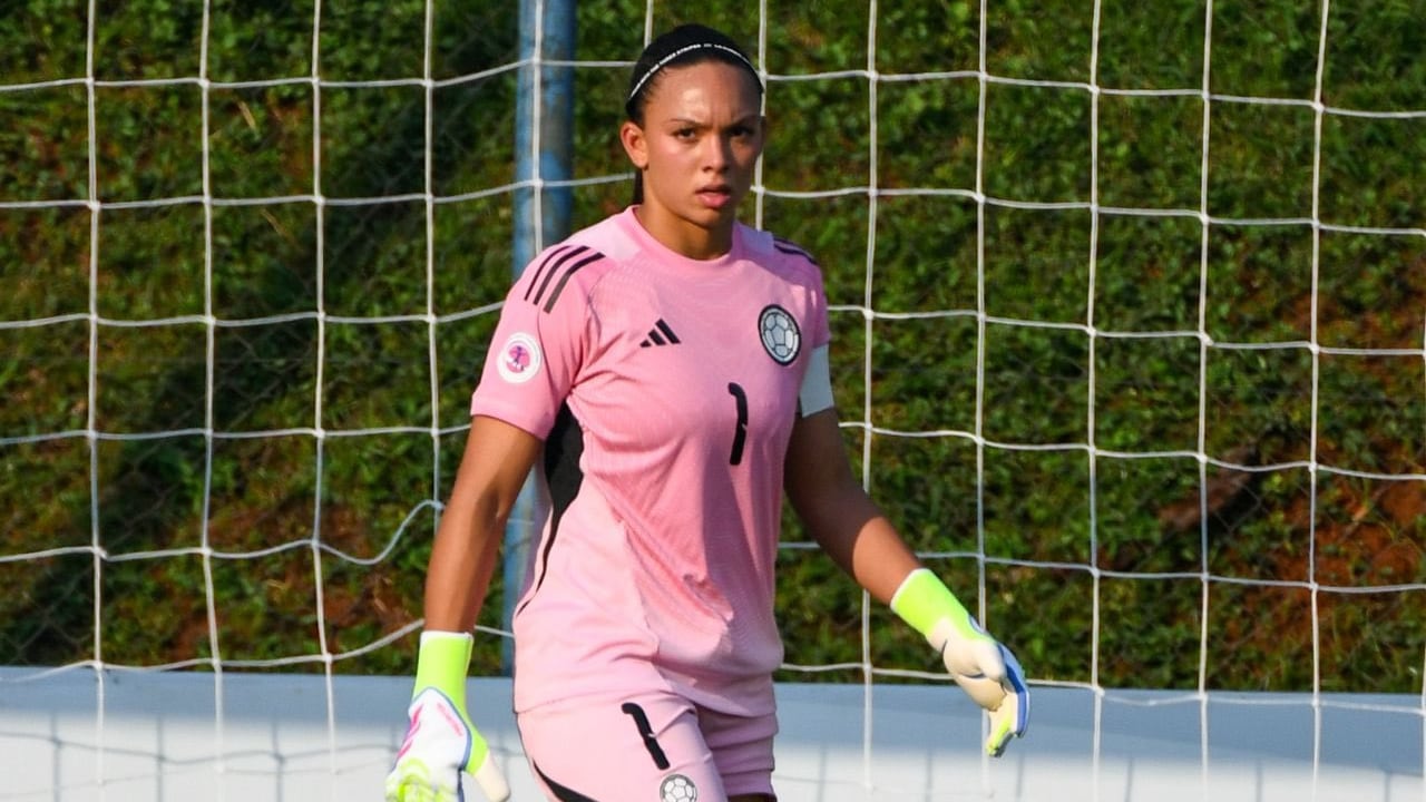 Luis Agudelo, guardameta de la Selección Femenina Sub-20.