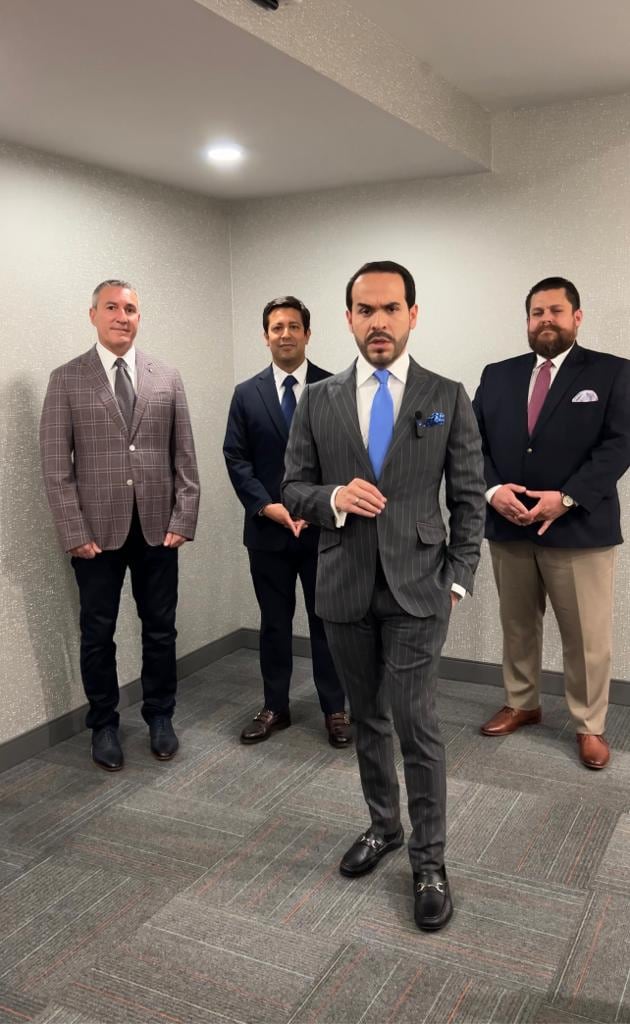 Los abogados Alexander Alfano, Fernando Franco, Jorge Valencia y Abelardo de la Espriella