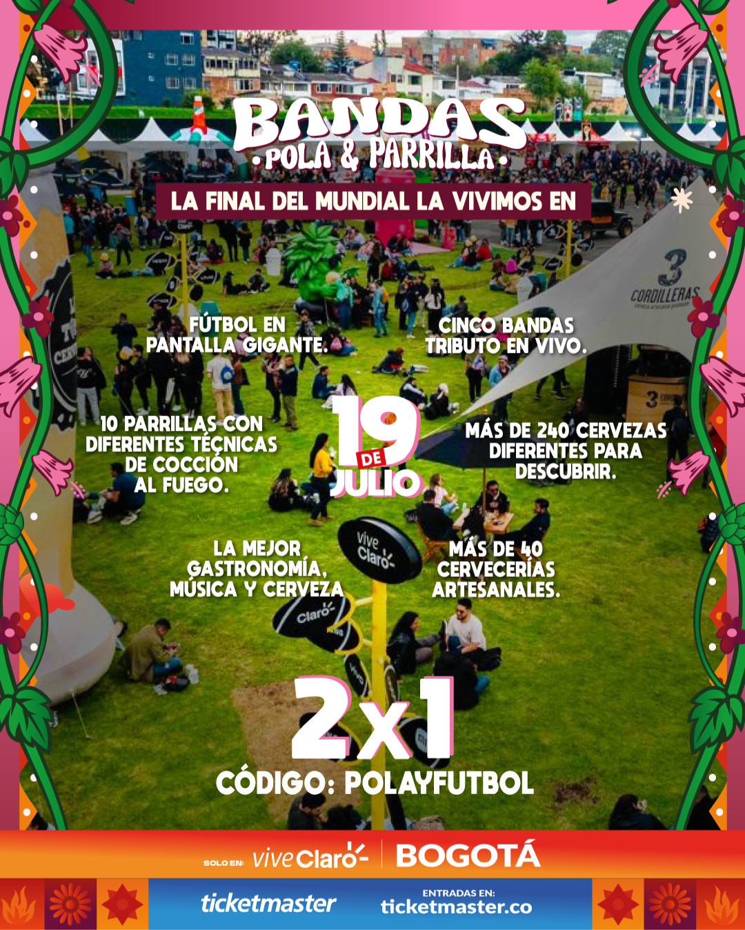 Programación del evento.