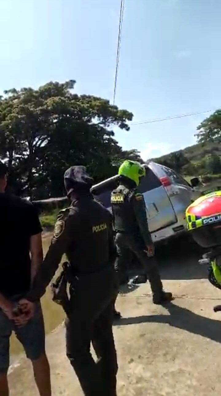 Captura e incautación de marihuana en Roldanillo, Valle.