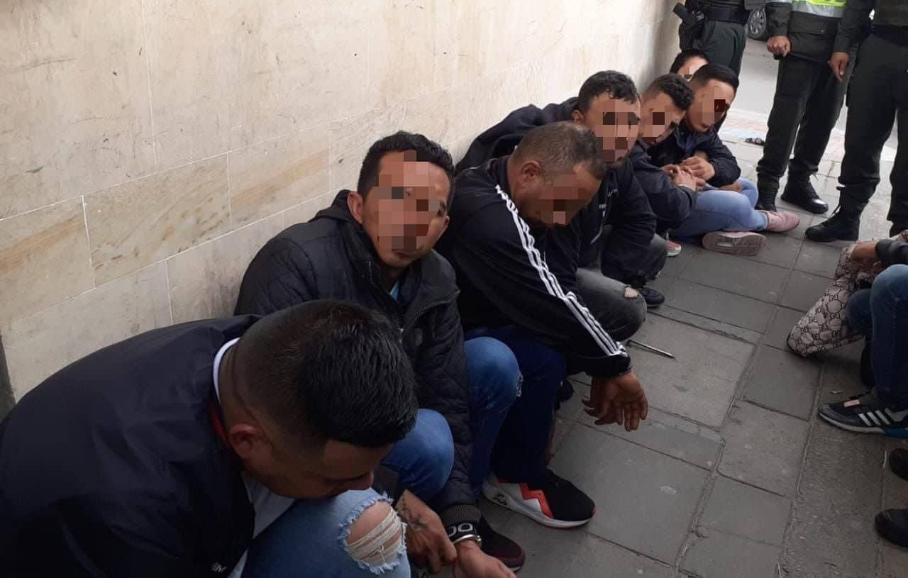 Capturados de la banda delincuencial