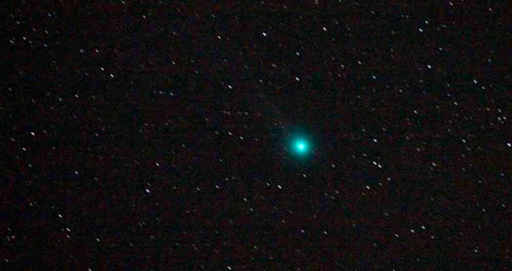 El 46P/Wirtanen se verá de color verde, como el cometa Lovejoy, aquí visto en 2015 sobre los cielos de Bulgaria.