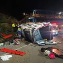 Siete personas fueron trasladadas a la ciudad de Cúcuta por la gravedad de las heridas.