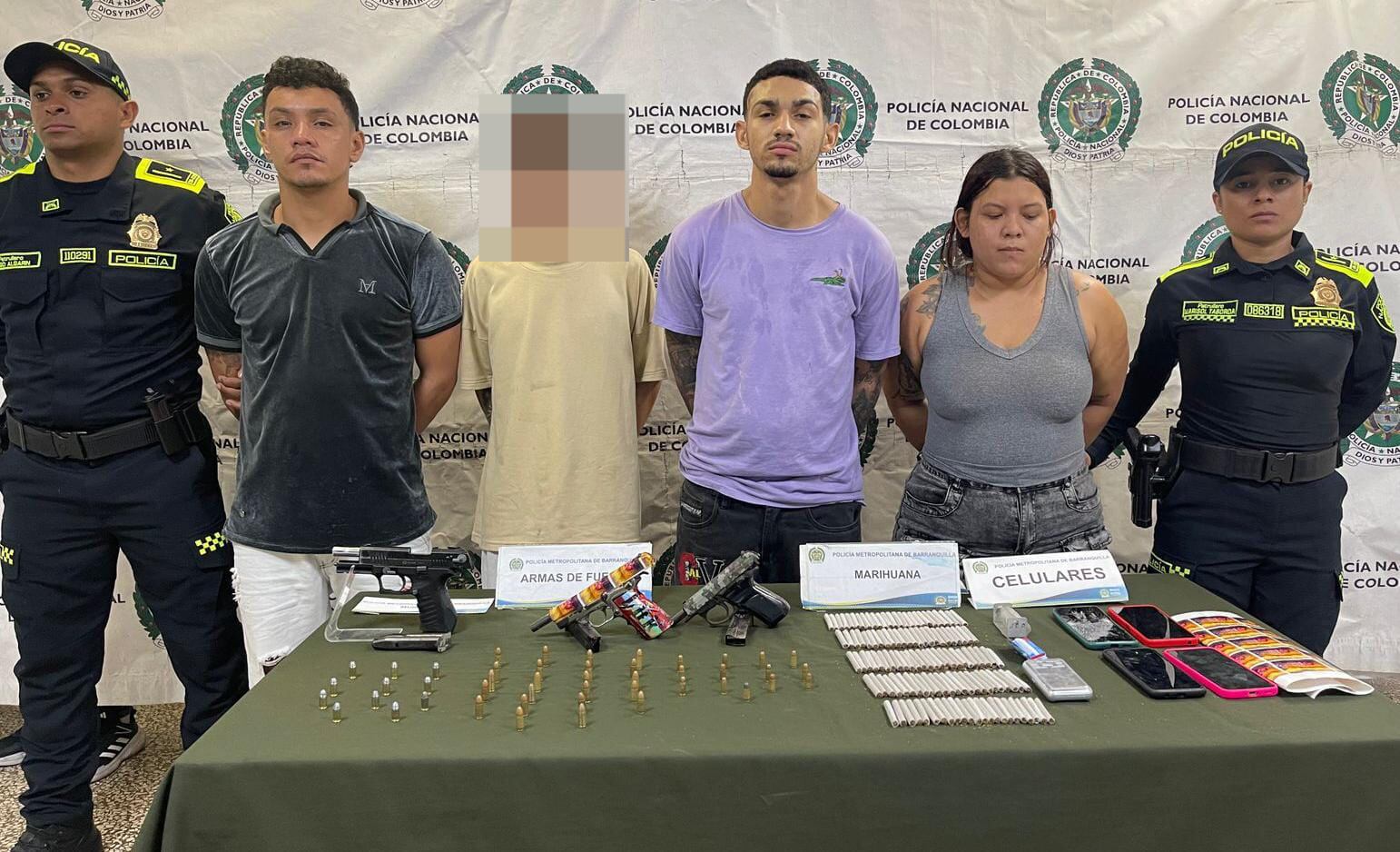 Entre los presuntos sicarios hay un menor de 17 años de edad.