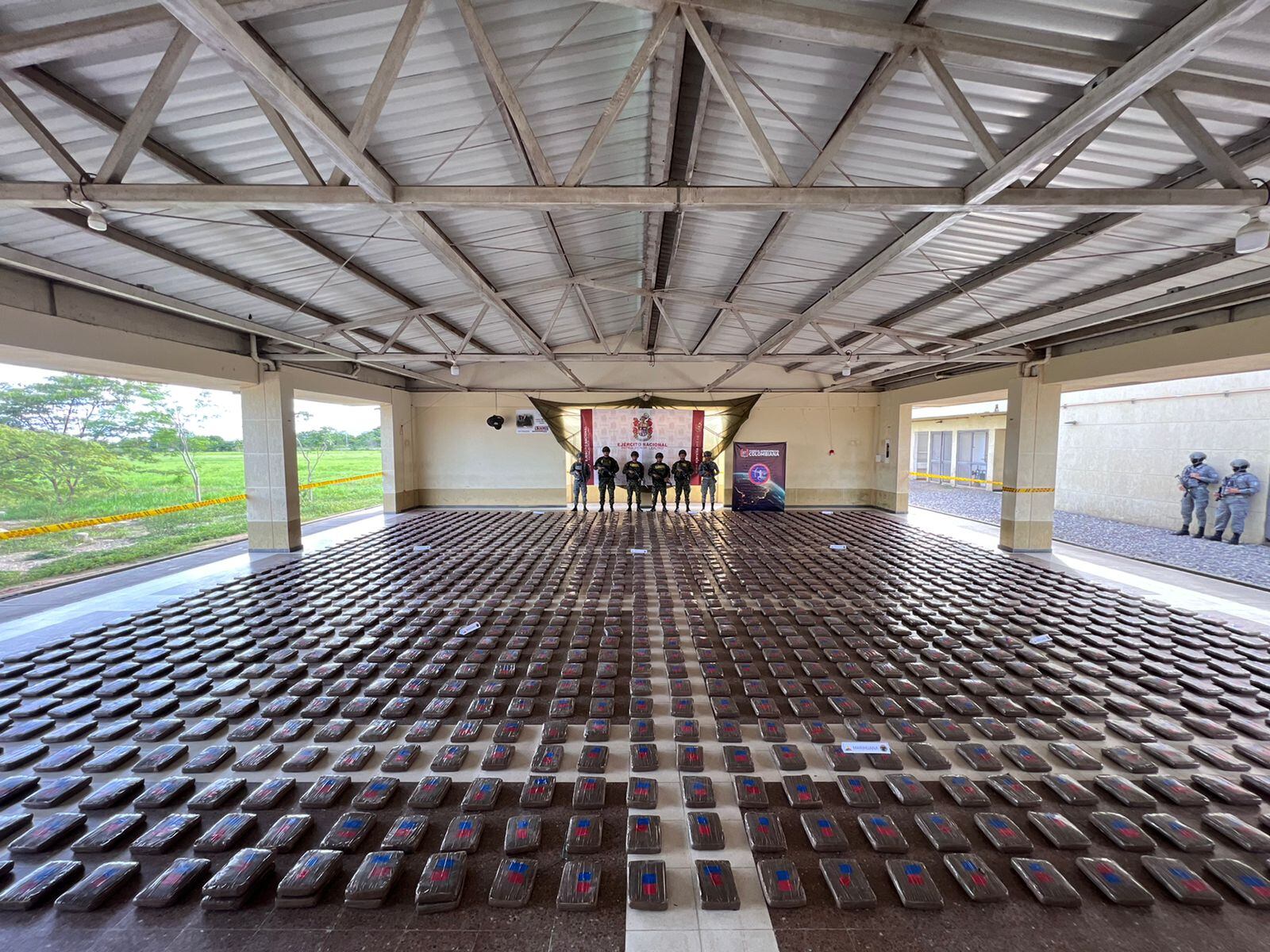 Más de una tonelada y media de marihuana fue incautada en Casanare.