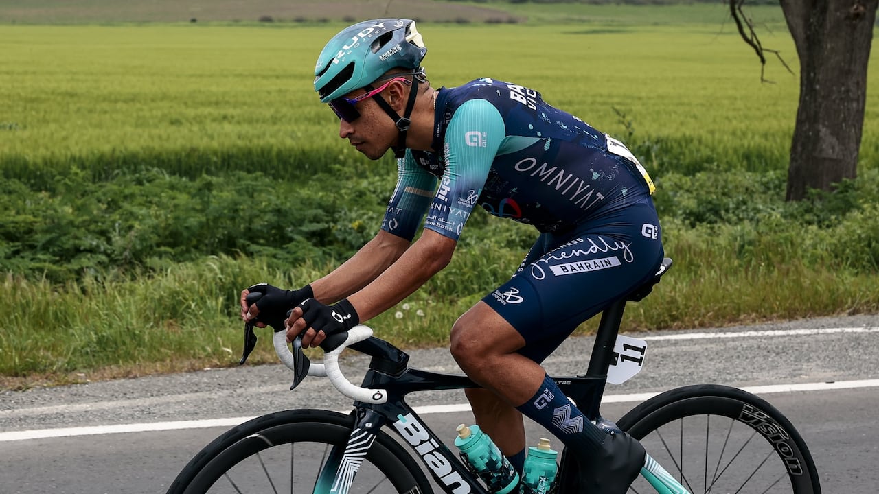 Santiago Buitrago en el Giro de Italia.