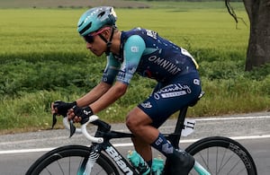 Santiago Buitrago en el Giro de Italia.