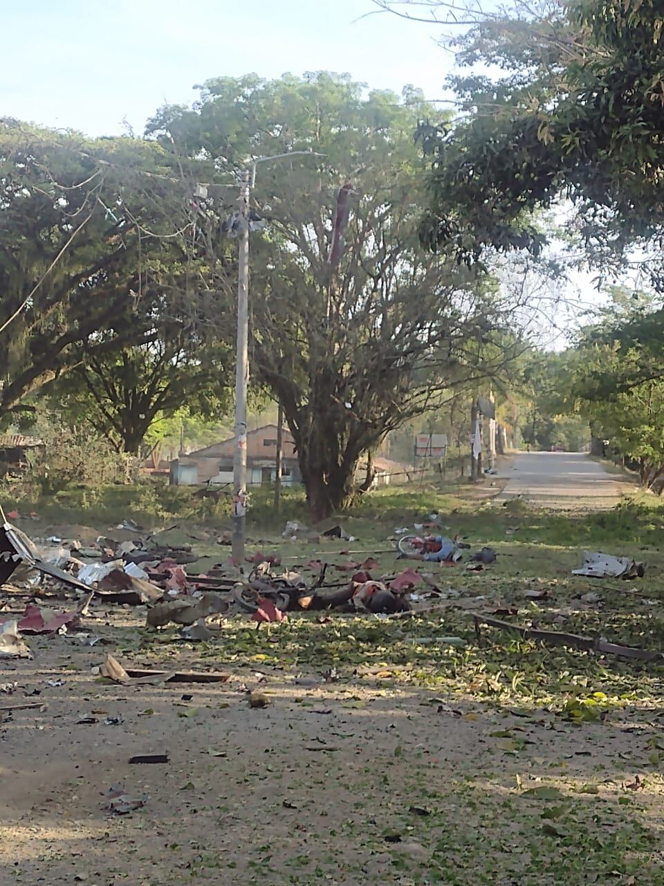 Grave atentado terrorista contra la estación de Policía en Timba.