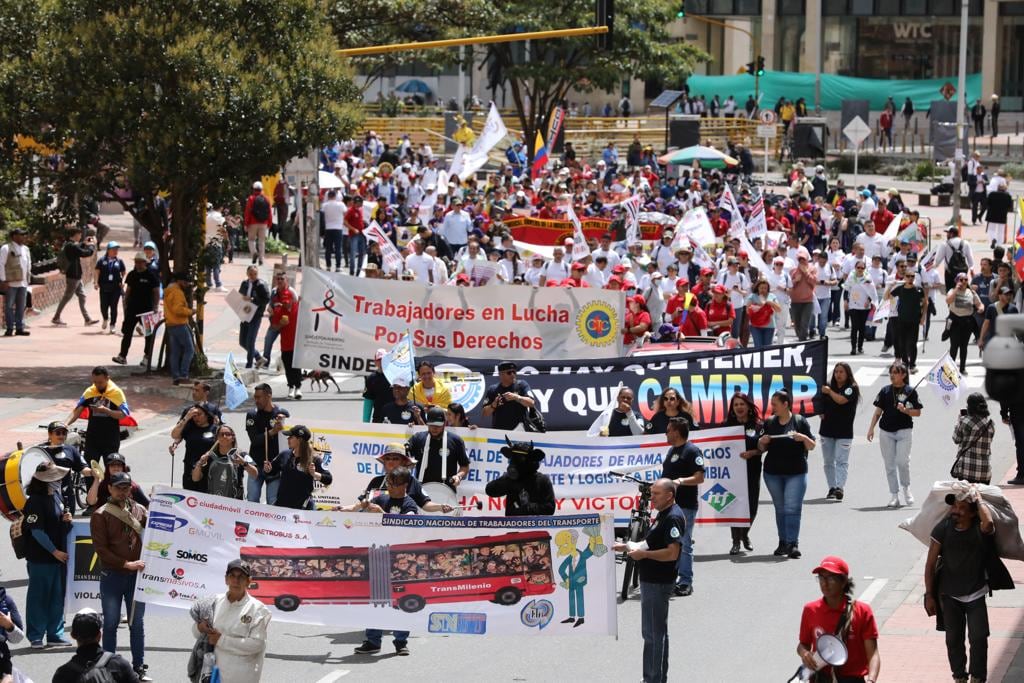 Marchas por el día del trabajo