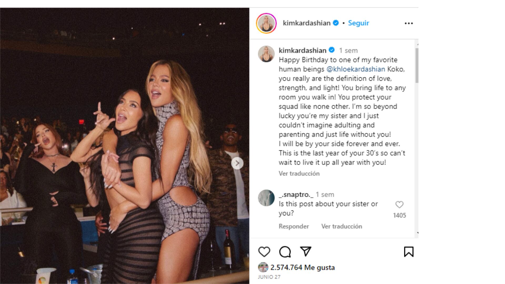 Kim Kardashian hace parte de una familia millonaria de Estados Unidos que se dio a conocer por un reality.